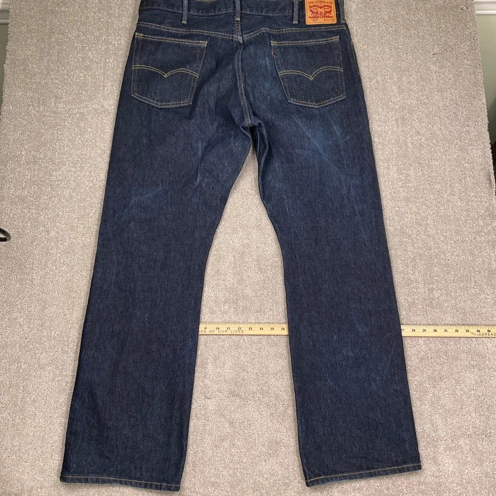 Levis 517 Bootcut Jeans‎ Mens 42W34L Indigo Blue 00517-0216 Big & Tall Denim